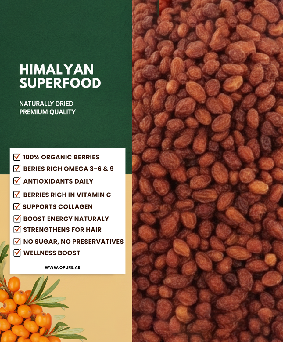 Himalayan Sea Buckthorn Dried Berries