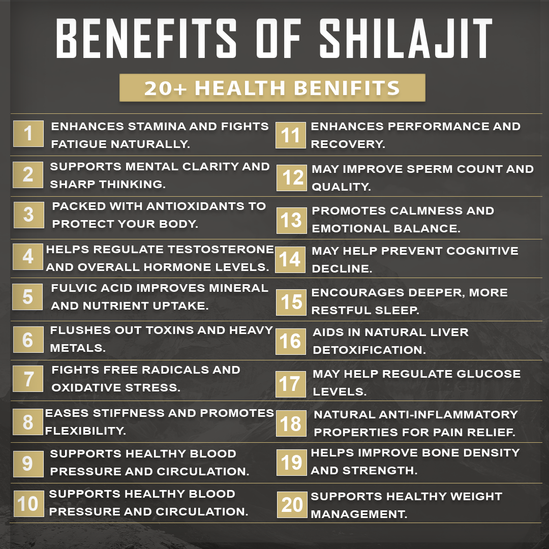 Buy Pure Himalayan Shilajit Resin in UAE