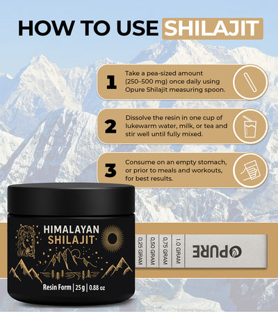 How to use opure shilajit