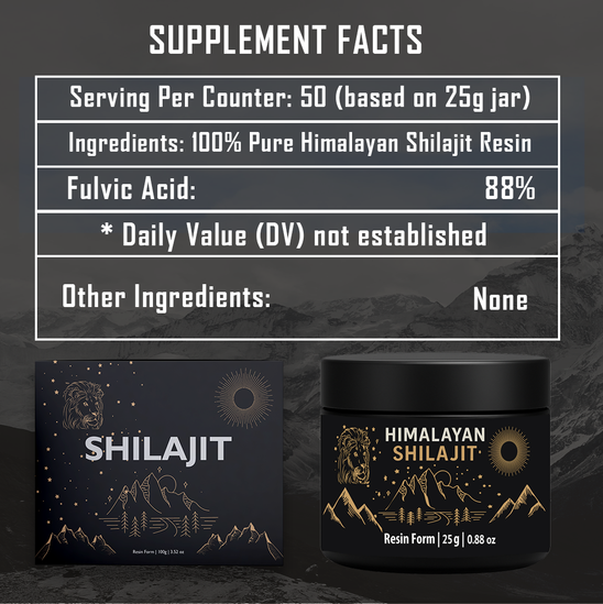 Buy Pure Himalayan Shilajit Resin in UAE